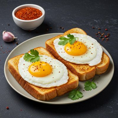 Bread Egg Toast (2 Eggs, 4 Bread Slice)